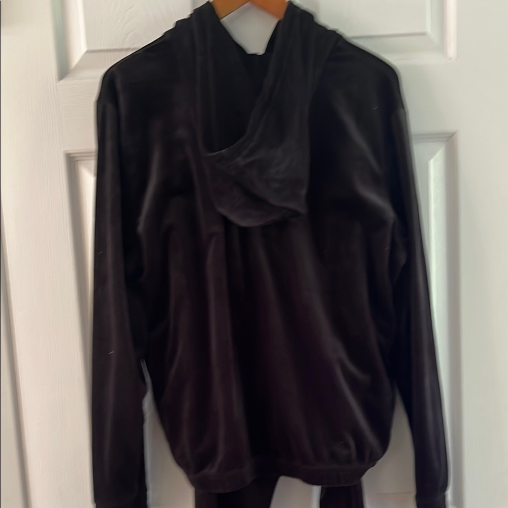 Fila Black Velour Activewear Set Size XL - Picture 3 of 5